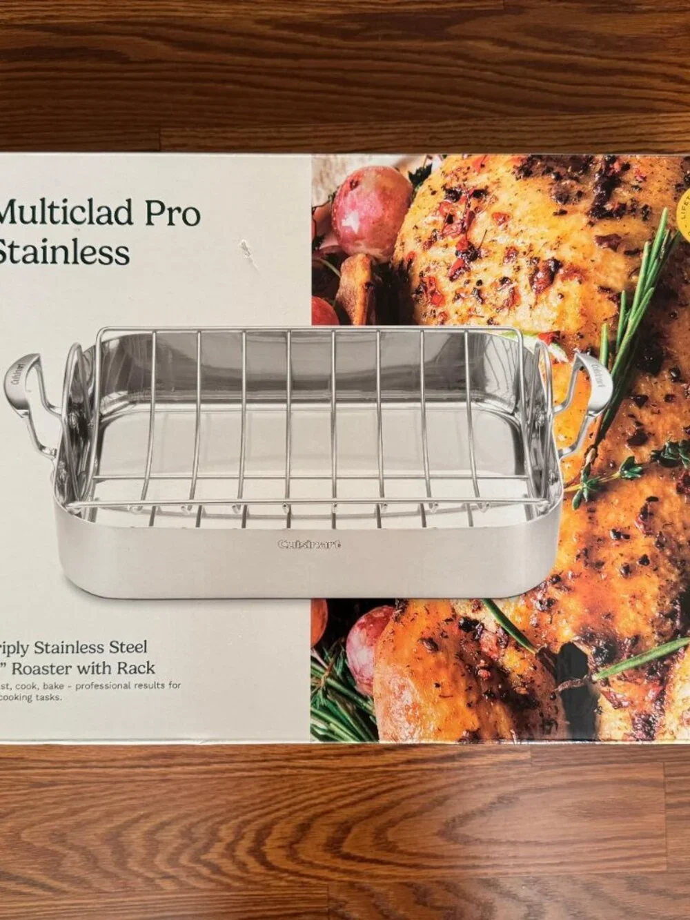 Multiclad Pro Triple Ply Stainless Cookware 16-inch Roasting Pan Skillet